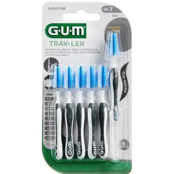 GUM TRAV-LER MELLEMRUMSBØRSTE (2,6 MM)