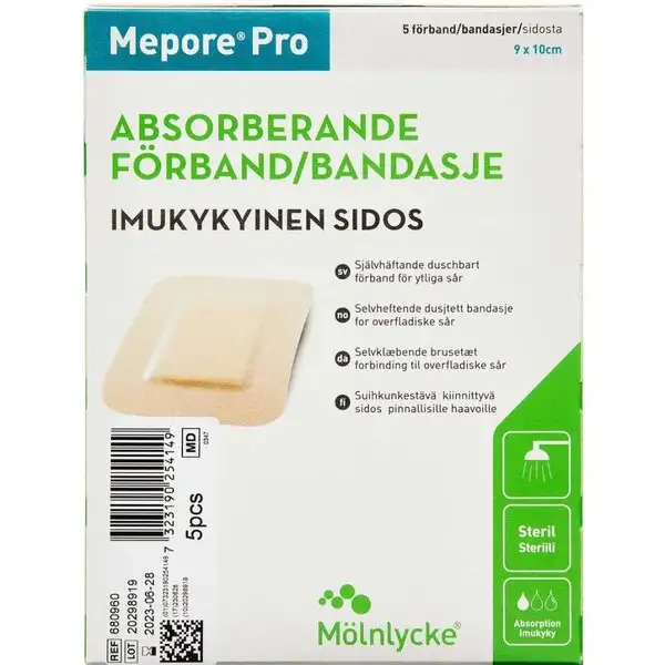 MEPORE PRO FORBINDING (9 X 10 CM) 5 STK.