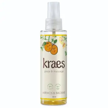 Kraes pleje & massage olie abrikos & baobab