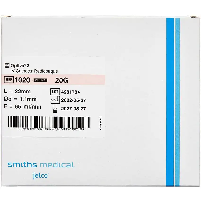 Mediq Danmark Optiva 2 Infusionskanyle Rosa