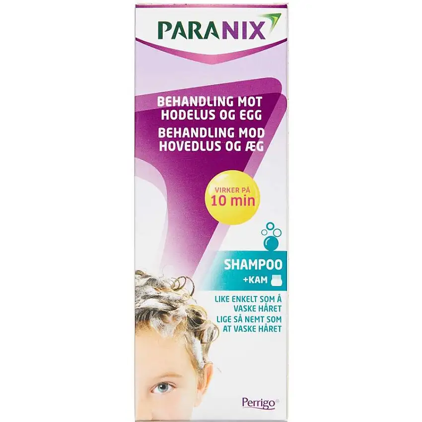 Paranix shampoo med kam