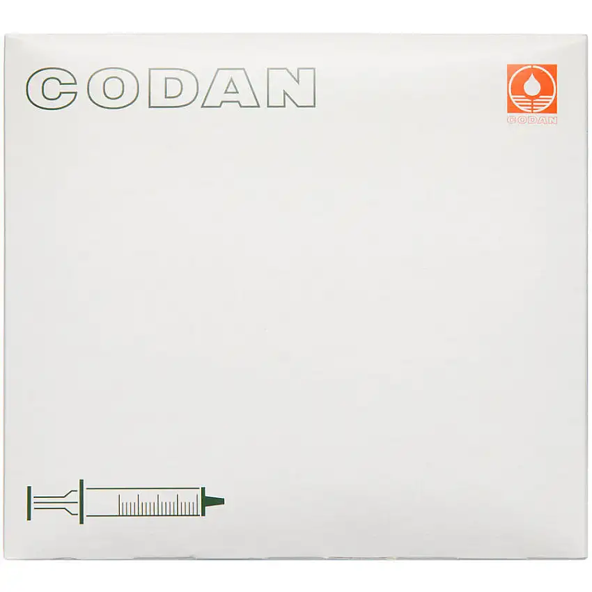 CODAN Luer 1,0 grad Excentrisk 10 ml Sprøjte