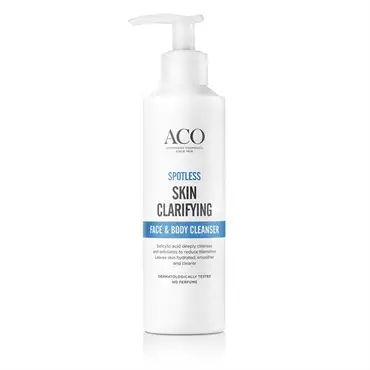 ACO spotless skin clarifying face & body cleanser