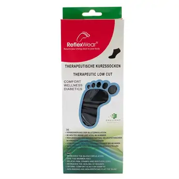 ReflexWear ankelstrømpe sort str. 35-38