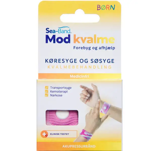 SEA-BAND AKUPRESS. BARN PINK