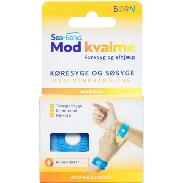 SEA-BAND AKUPRESS.  BARN BLÅ