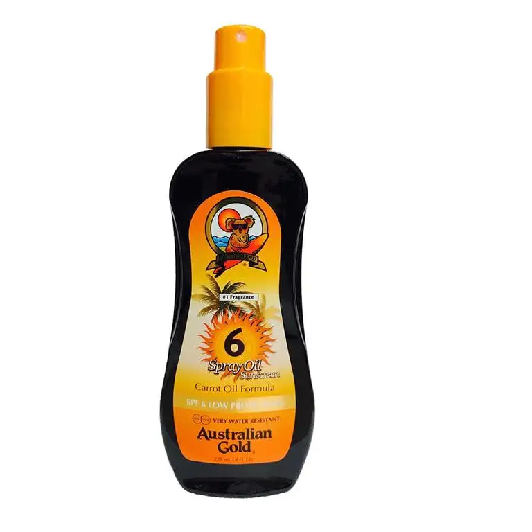 Australian Gold Carrot Spray Oil Sunscreen SPF 6