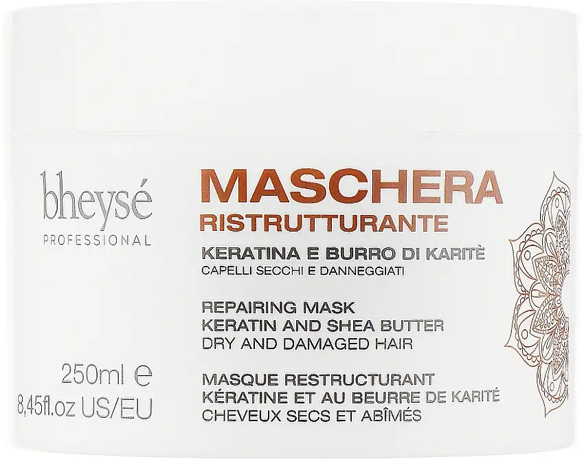 Reparerende maske "Keratin Recovery" med keratin og sheasmør 88645835