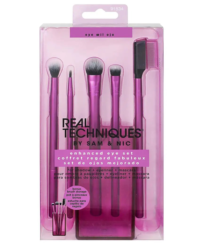 Real Techniques Enhanced Eye Brush Set 6 stk