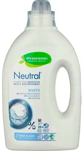 Neutral Flydende Hvid Vask 1000 ml