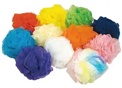 Peeling Svamp I Tyl Ass. Farver