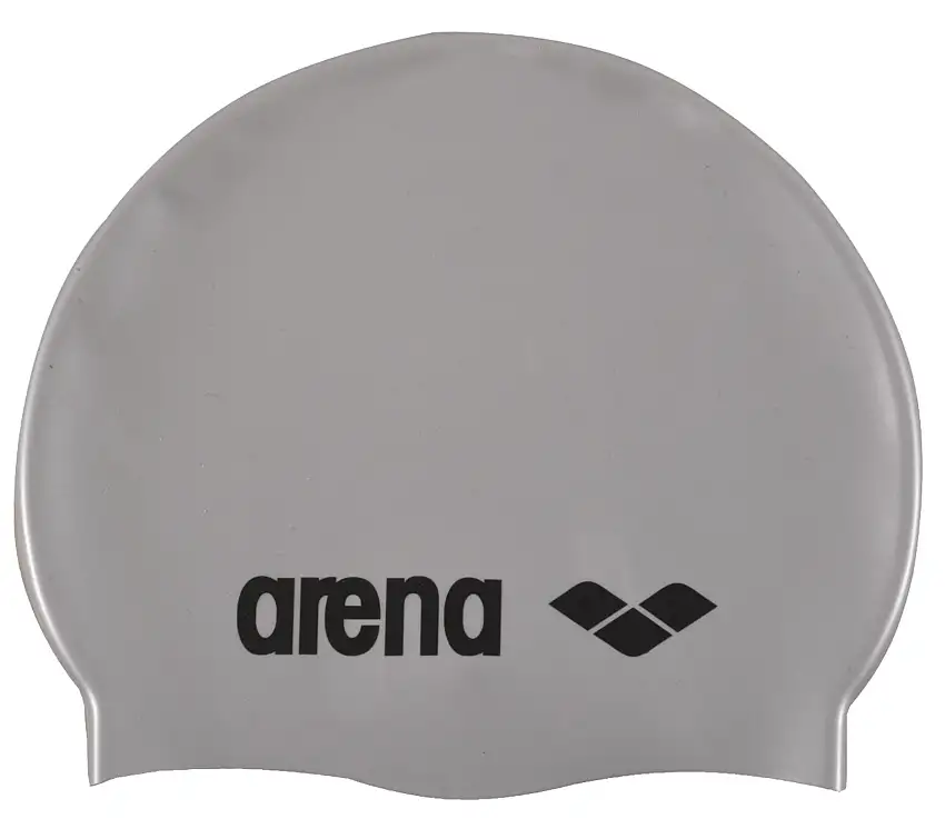 Arena Silicone Badehætte Voksen Silver/Black