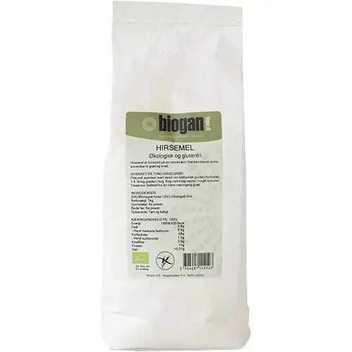 Økologisk Glutenfri Hirsemel | 1 kg
