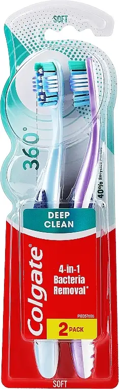 Tandbørster "Superren", bløde, blå og lilla 33864214