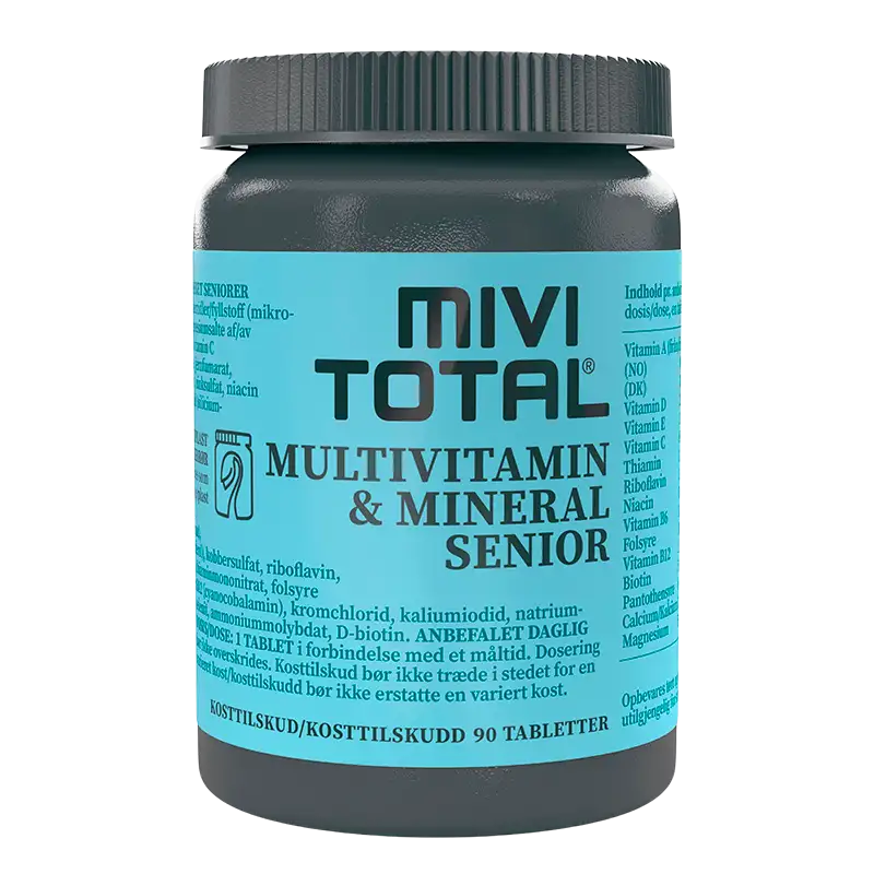 MiviTotal Multivitamin & Mineraler Senior (90 tab)