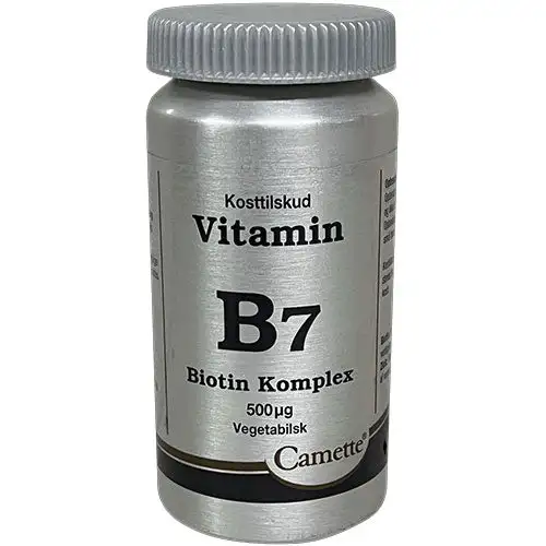 B7 Biotin Komplex med Zink og Agerpadderok