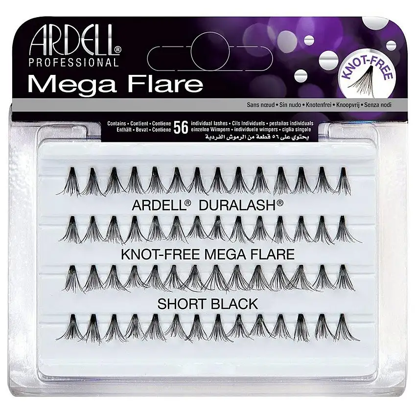 Ardell Individual False Lashes Short Mega Flare Black 56 stk