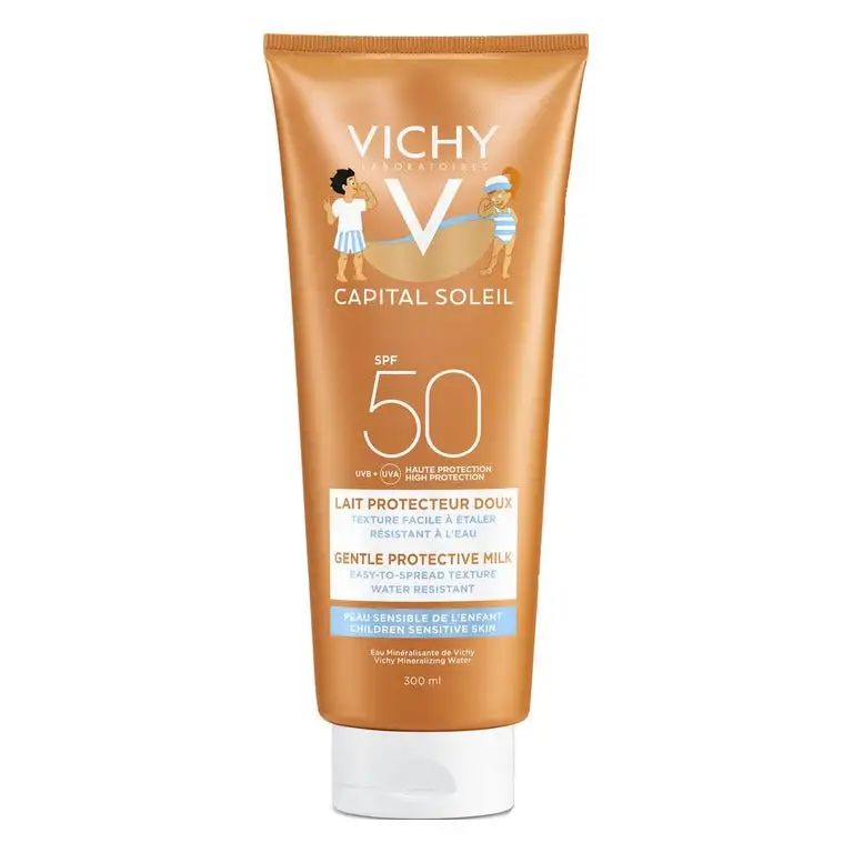 Vichy Capital Soleil Wet Skin Gel Kids Solbeskyttelse SPF 50+