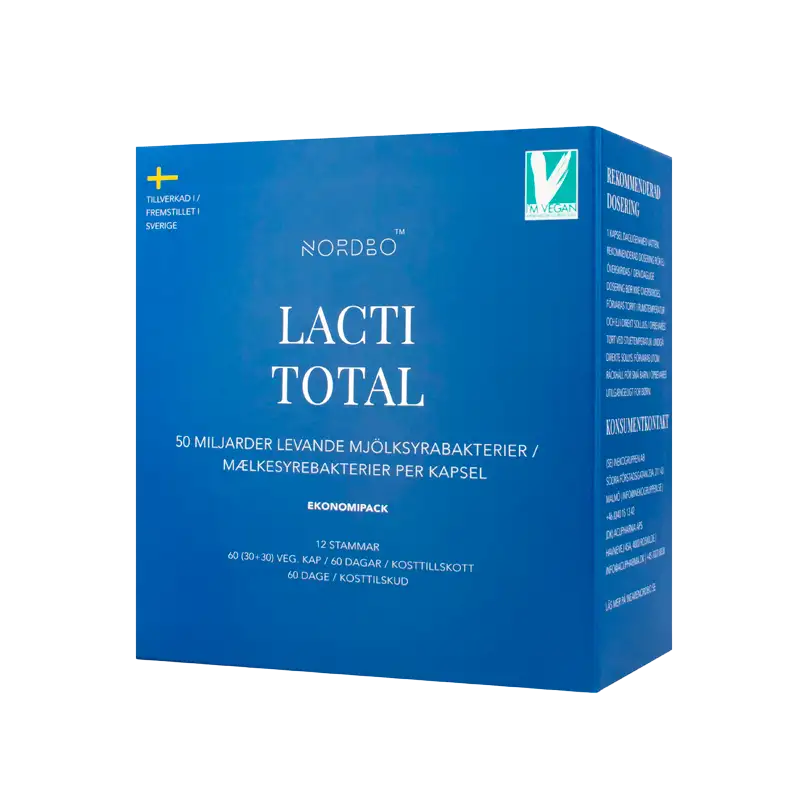 NORDBO LactiTotal (60 kap)