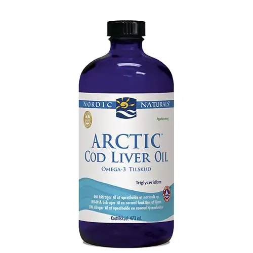 Nordic Naturals Torskelevertran m. appelsin Cod liver oil (474 ml)
