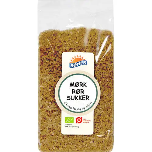 Rørsukker Mørk Økologisk | 500 gr