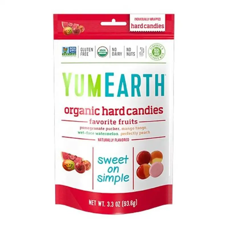 Yum Earth Bolcher frugtsmag (93 g)