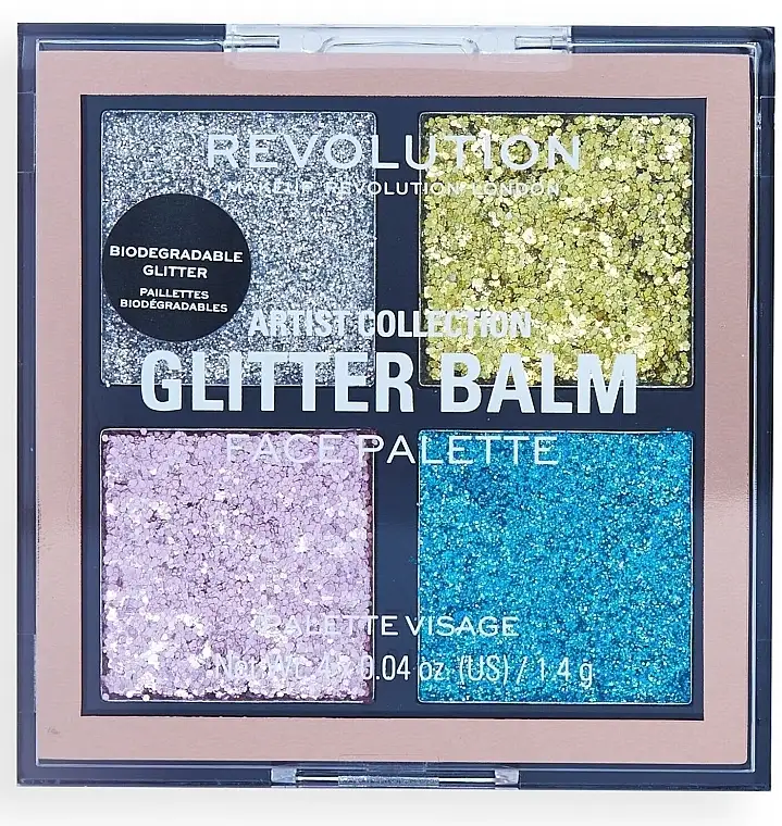 Makeup Revolution Artist Collection Glitter Balm Face Palette 59940047