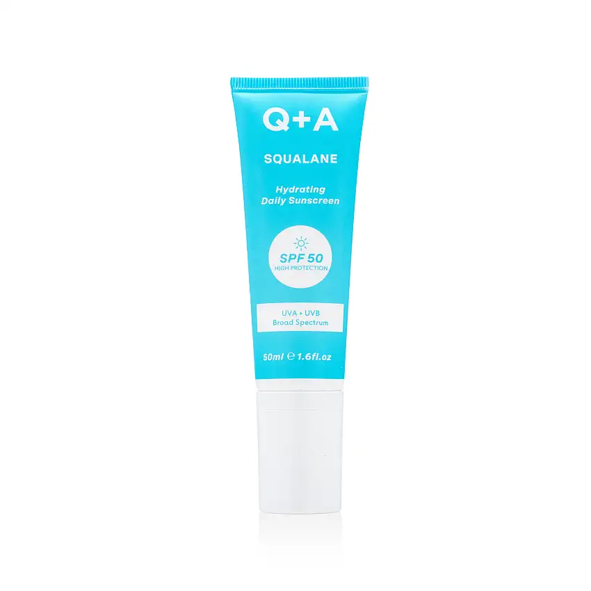 Q+A Squalane Hydrating Face Sunscreen SPF 50 50 ml