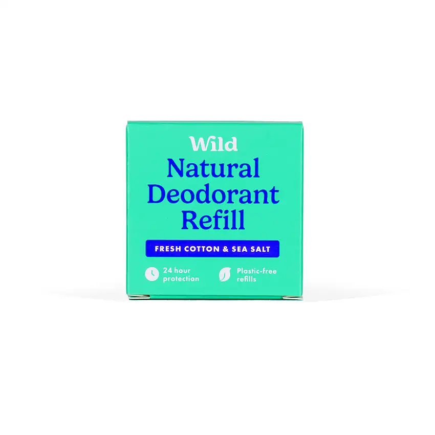 Wild Deodorant Refill Fresh Cotton Sea Salt