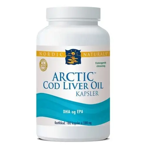 Nordic Naturals Torskelevertran m. citrus Cod liver oil (180 kap)