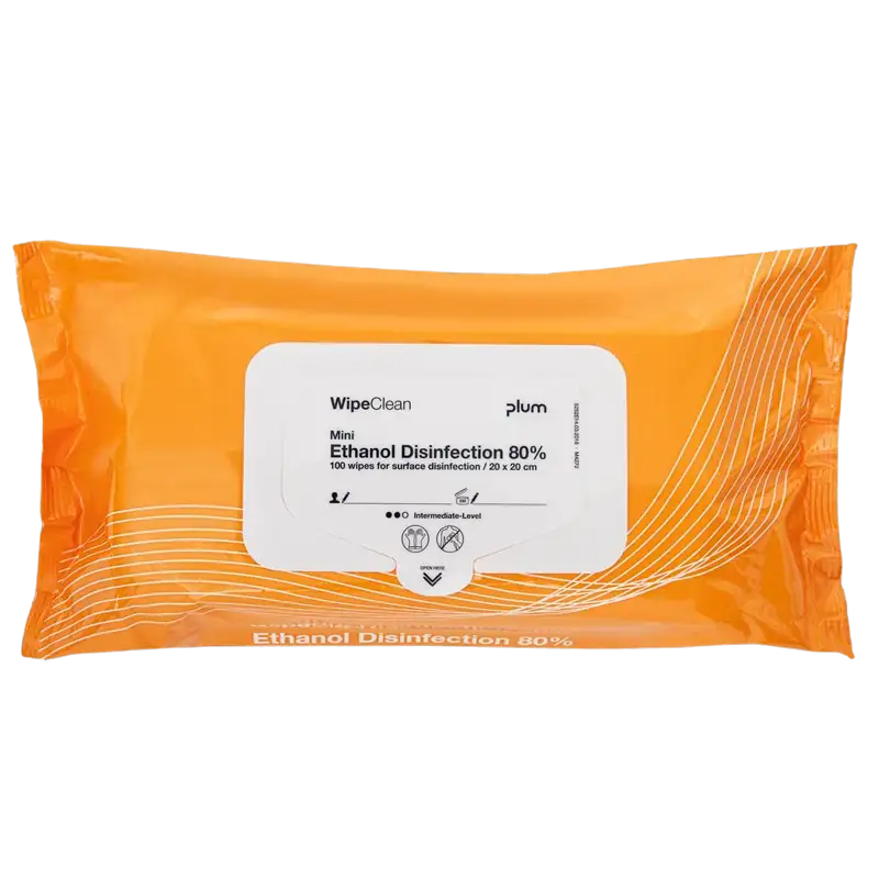 Plum WipeClean Overfladedesinfektion Mini (100 stk)