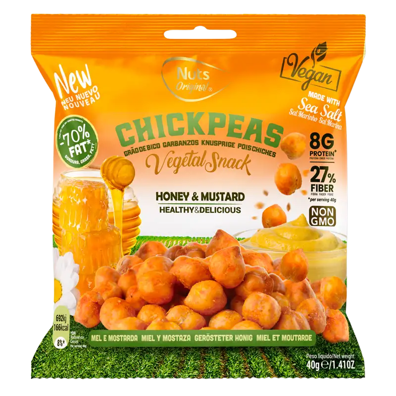 Nuts Original Crunchy Chickpeas - Honey & Mustard (40 g)