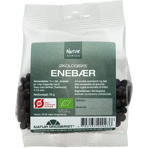 Enebær Hele Økologisk | 70 gr