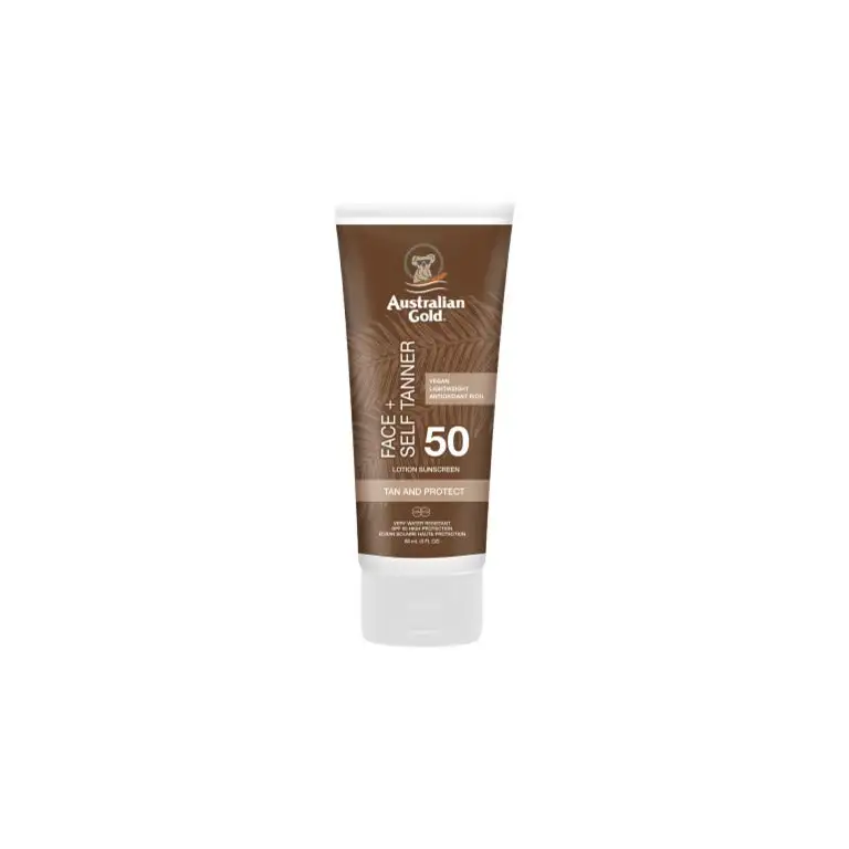 Australian Gold Plant Based Face + Self Tanner SPF 50