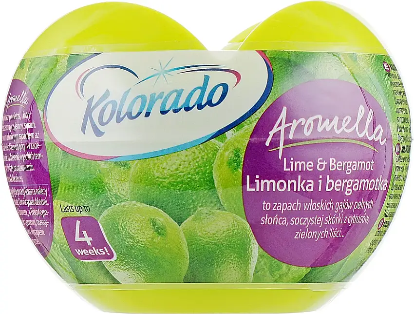 Gele luftfrisker 'Lime og bergamot' 67598029