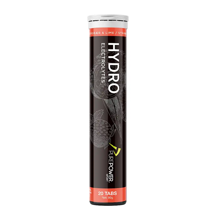 PurePower Hydro tabs Jordbær & Lime 20 stk