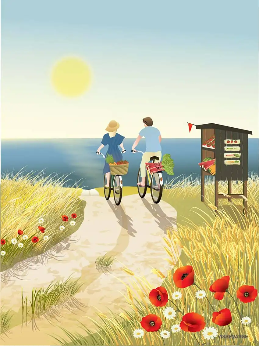 ViSSEVASSE Plakat Summer Life 50x70 cm