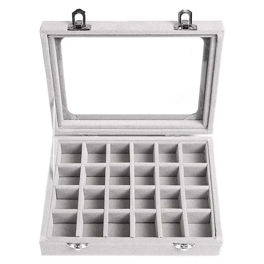 UNIQ Smykkeskrin - Velour Grå