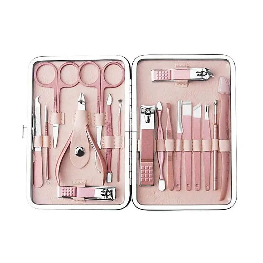 UNIQ 18-i-1 Manicure Sæt Guld