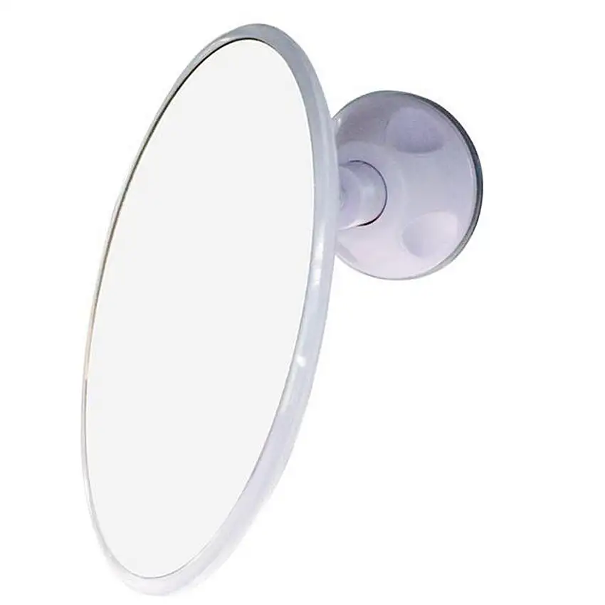 UNIQ Spejl Med Sugekop Og Forstørrelse Hvid
