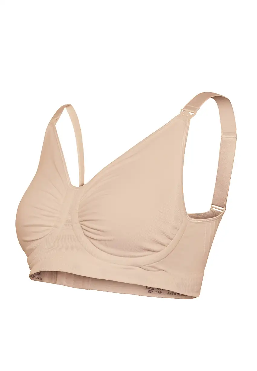 Carriwell Graviditets- og Amme-BH med gel-support Beige XL