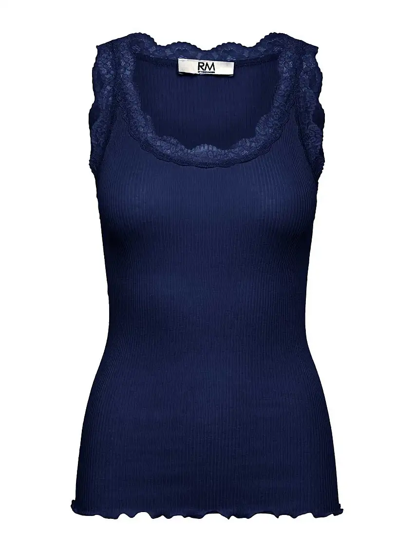 Rosemunde Lace Tank Top Navy M