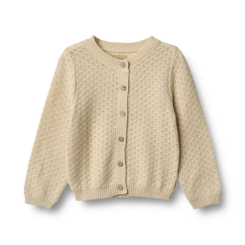 WHEAT Knit Cardigan Magnella Sandshell Str 98/ 3 år