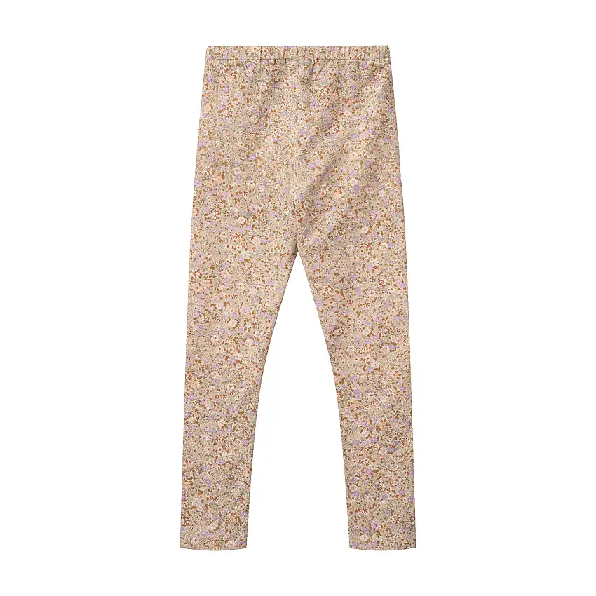WHEAT Jersey Legggings Jules Lilac Flower Meadow Str 110/5 år