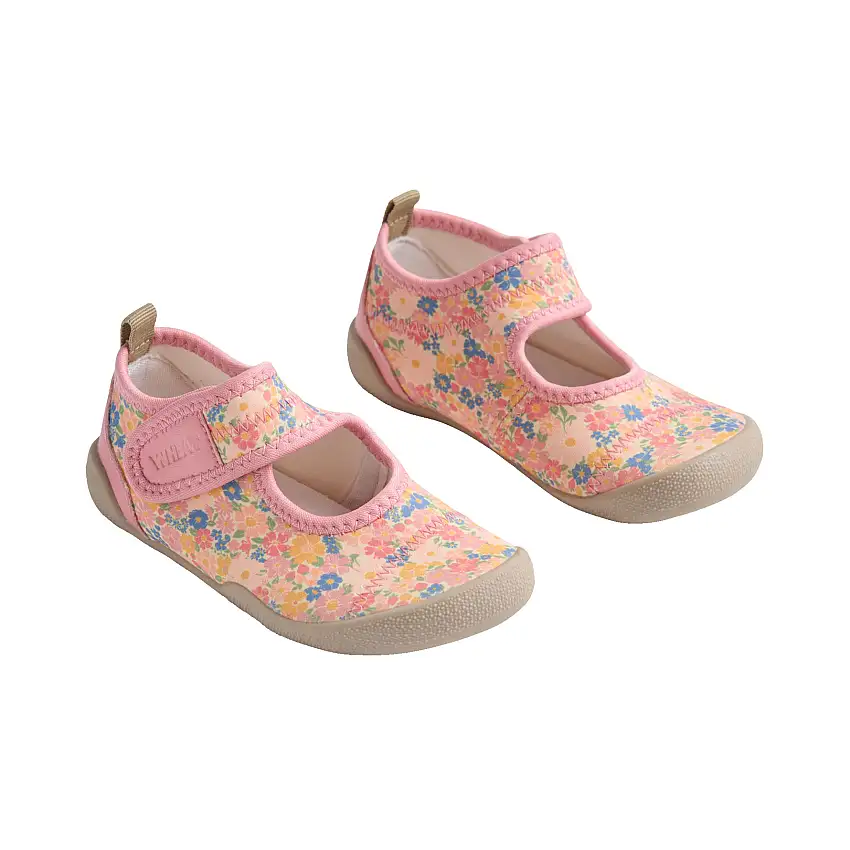 WHEAT Beach Shoe Wavey Multi Flowers 21