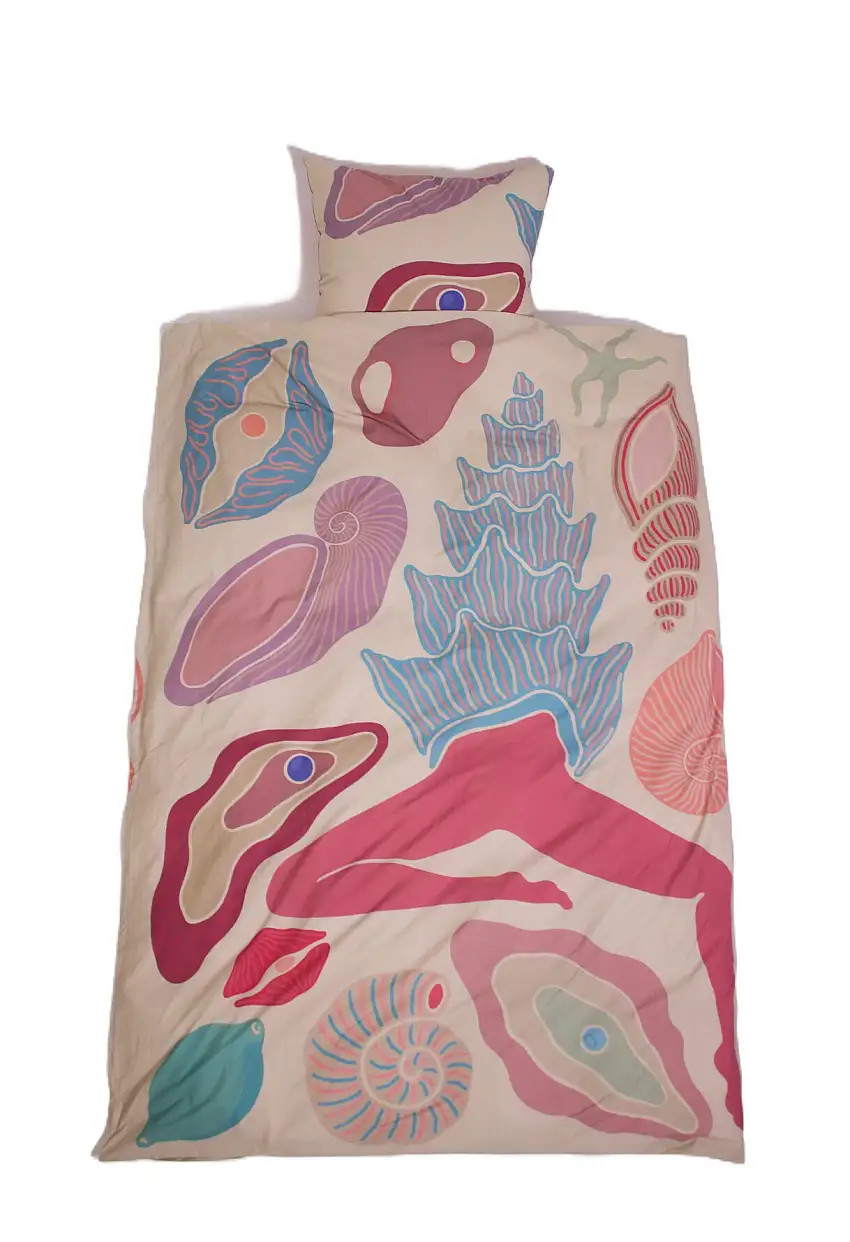 OMHU Sengelinned Sand Str 140x200 cm