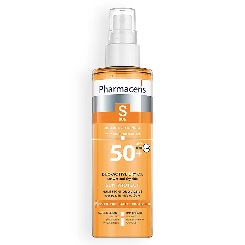 Pharmaceris Sun Protect Protective Dry Oil Duo For Wet and dry Skin SPF 50+ 200 ml