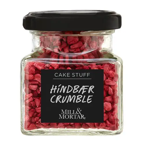 Hindbærcrumble frysetørret
