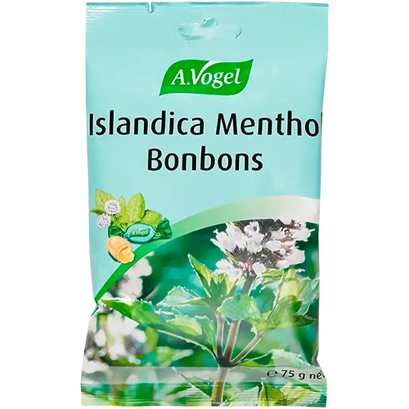 A. Vogel Islandica menthol bonbons (75 gr)