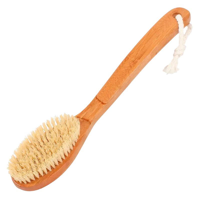 Badebørste i Bambus med Kokosbørster (1 stk)
